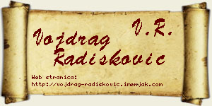 Vojdrag Radišković vizit kartica